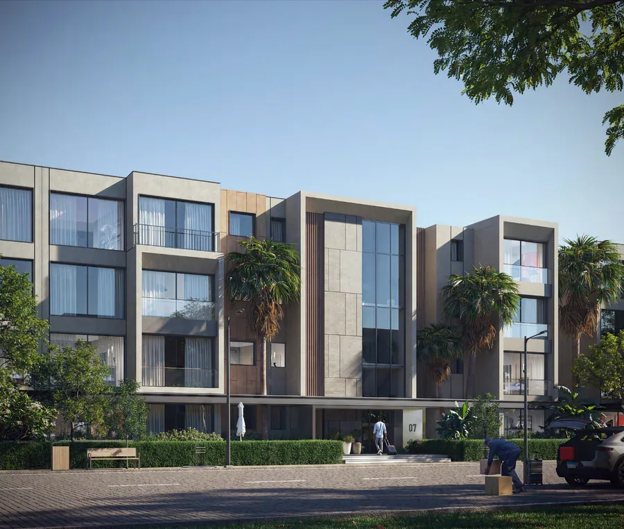 SKYE 1 apartment building at Palm Gardens, P/X